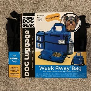 Dog Supplies Travel Bag - Black